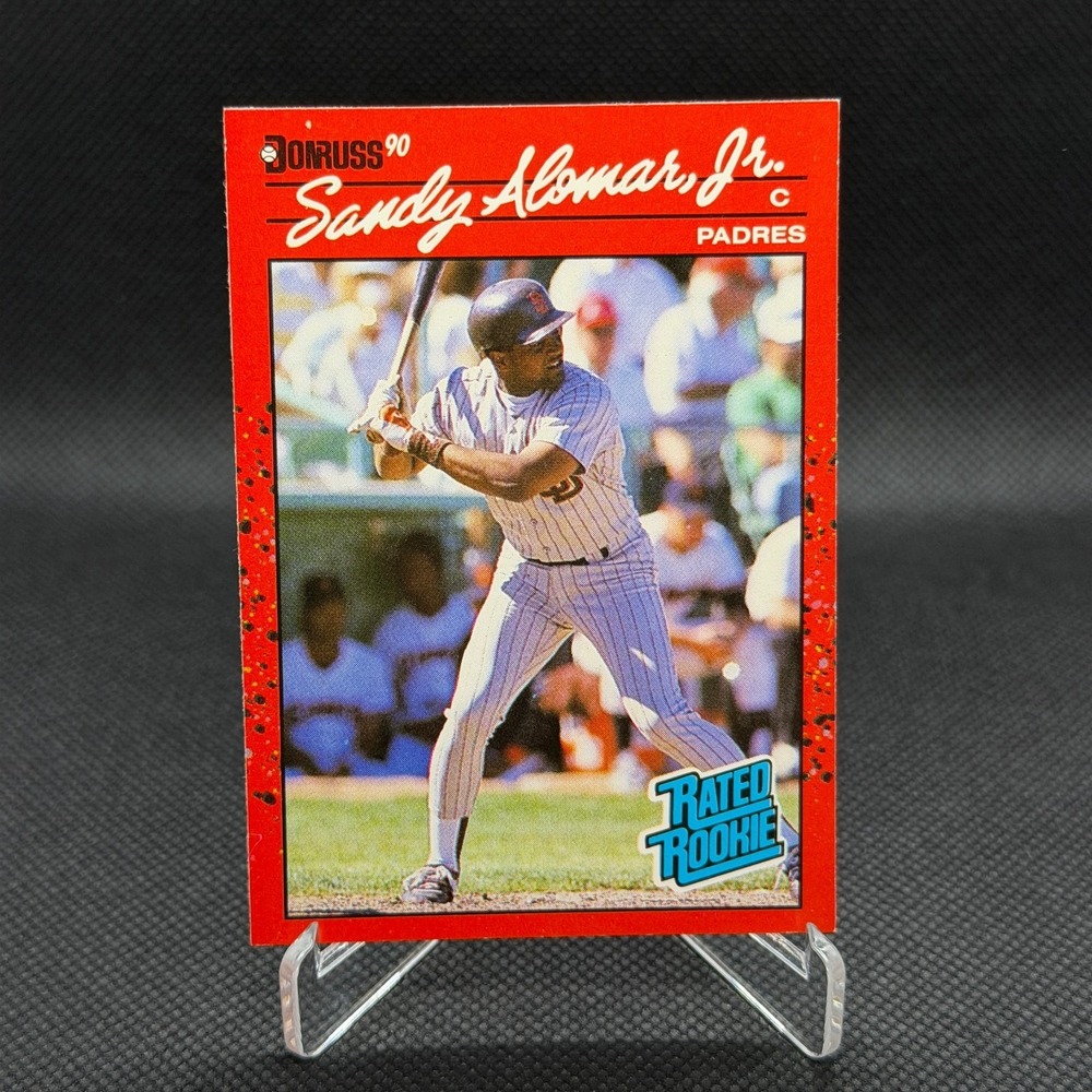 Sandy Alomar Jr 1990 Donruss Rated Rookie #30 Padres NM